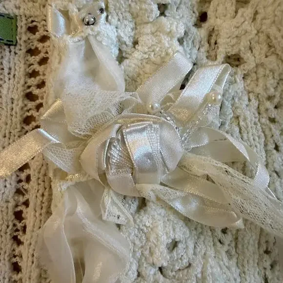 Korean deadstock cream crochet cardigan - Picture 6 of 7